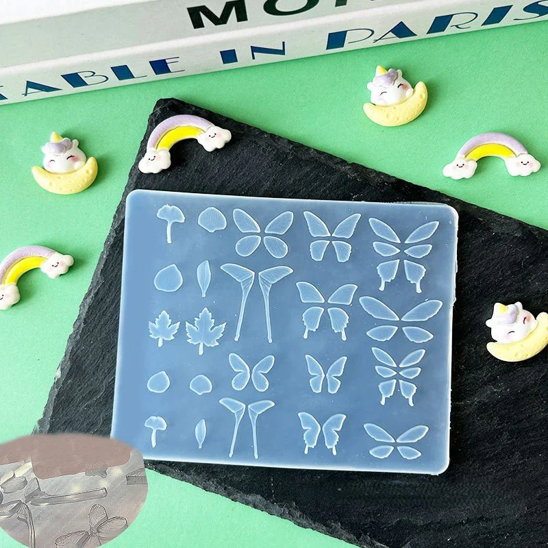 3D Nail Charm Mold - Butterfly & Maples - Image 3