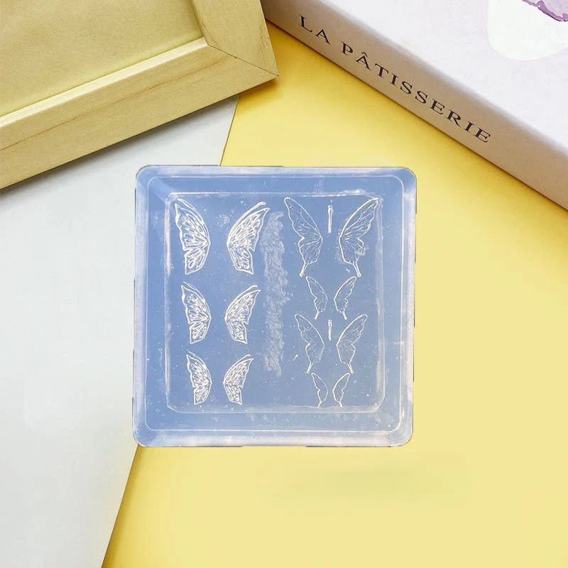 3D Nail Charm Mold 18 - Half wing Butterfly - Image 2