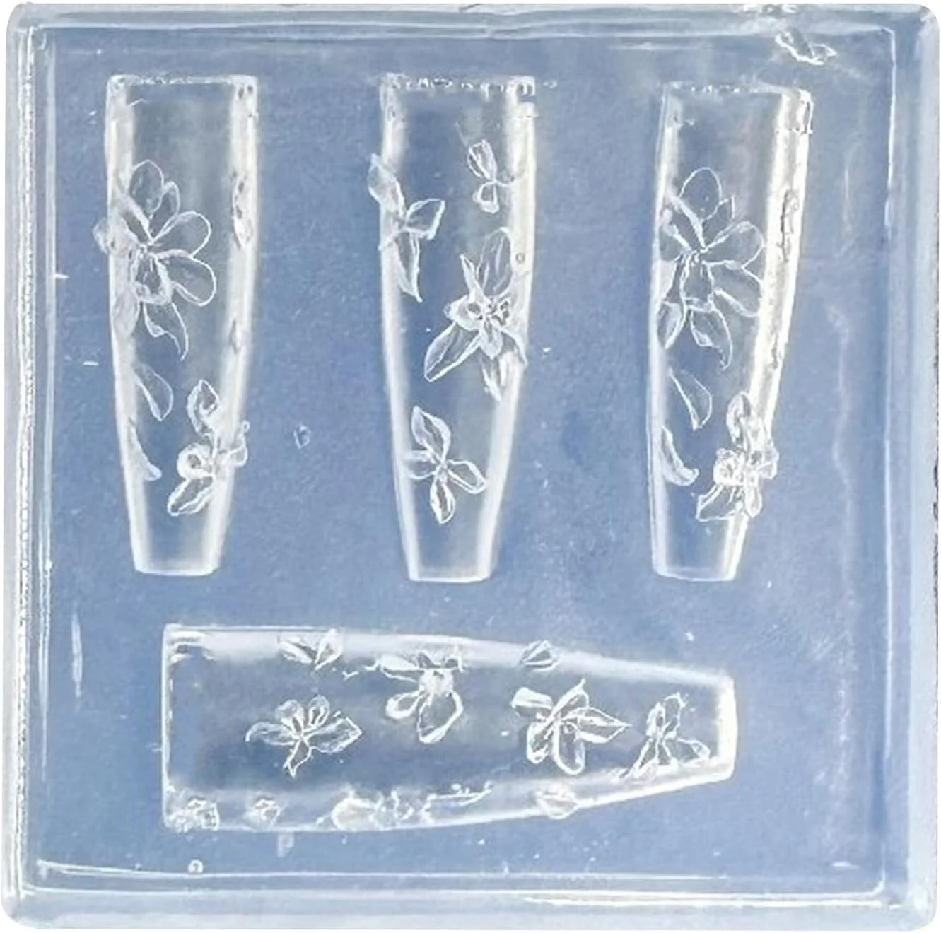 3D Nail Charm Mold 23 - Plumeria - Image 4