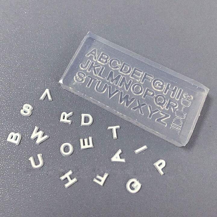 3D Nail Charm Mold 6 - Alphabet - Image 3