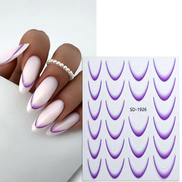 French Nail Sticker - Image 4