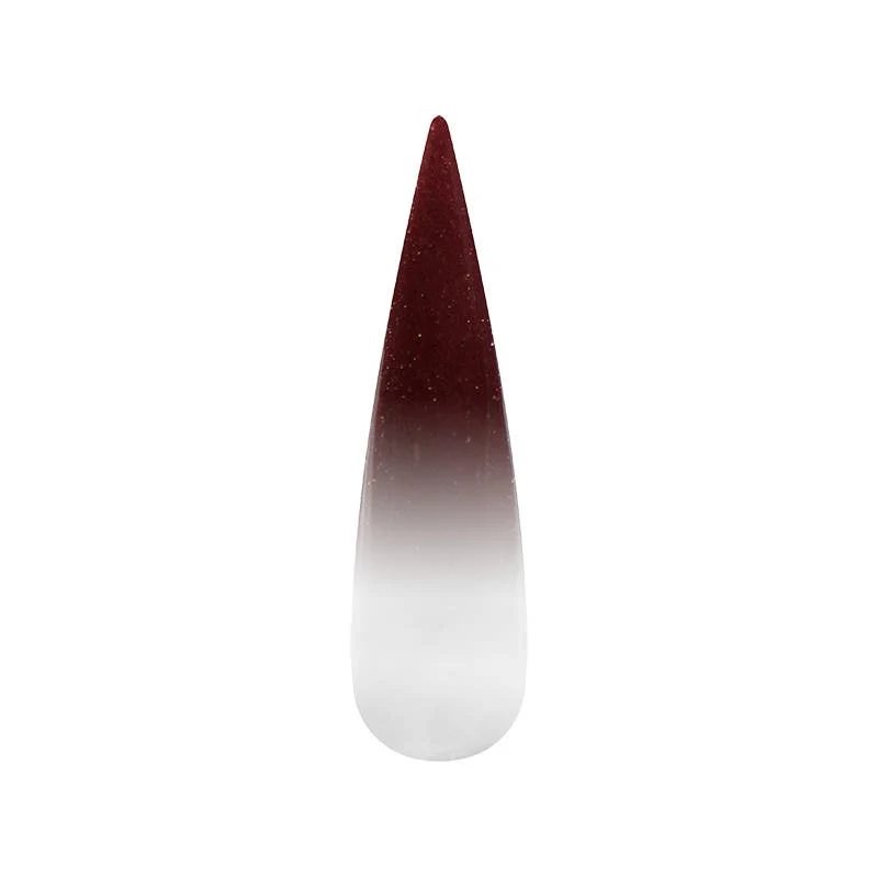 Air Ombre Spray Powder Nails - Brown Maroon Colors - AO088