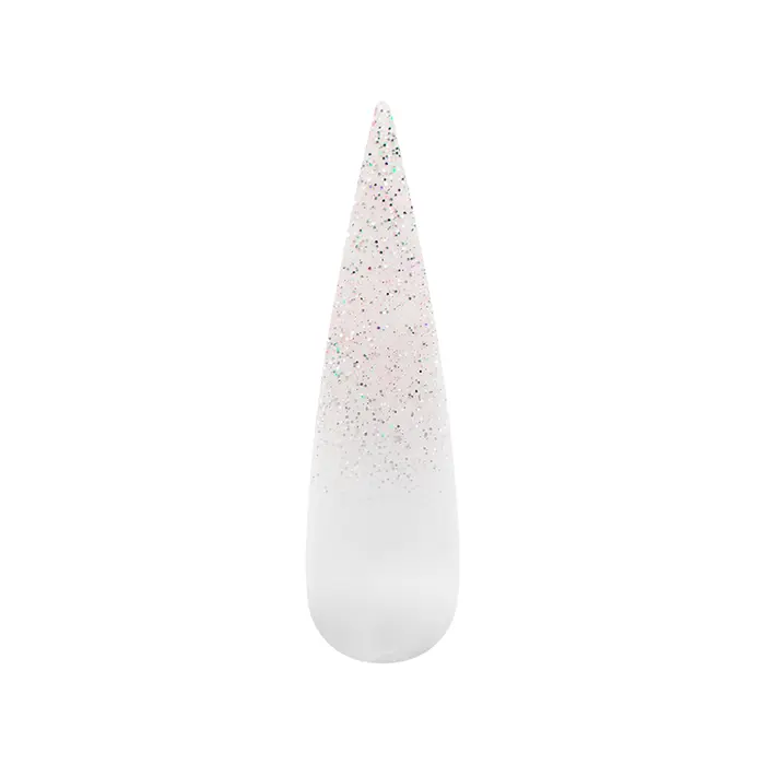 Air Ombre Spray Powder Nails - Metallic Silver Colors - AO143