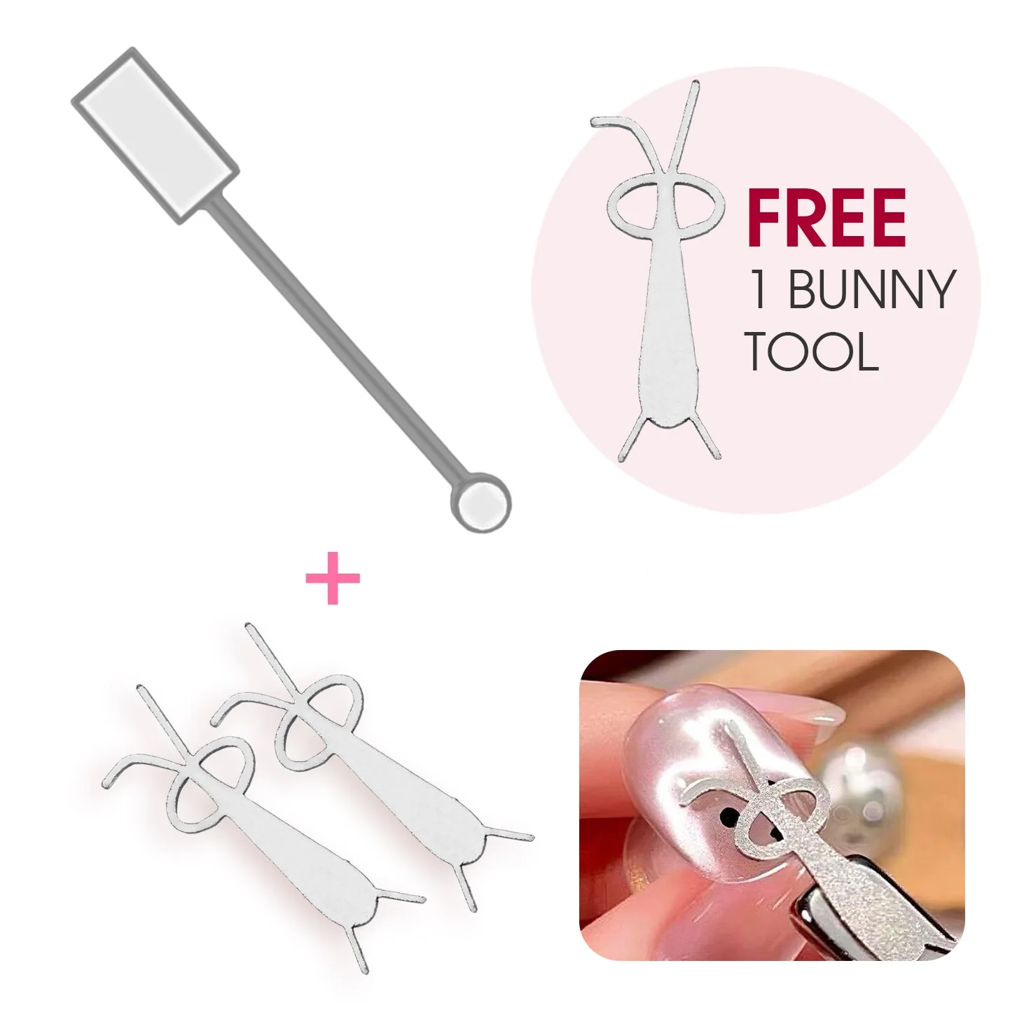 Set of Bunny Tools & Double-headed Magnet
