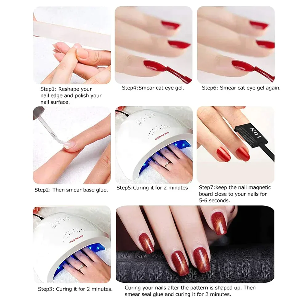 Cat Eye Magnet Nail Art No5 - Arrows - Image 4