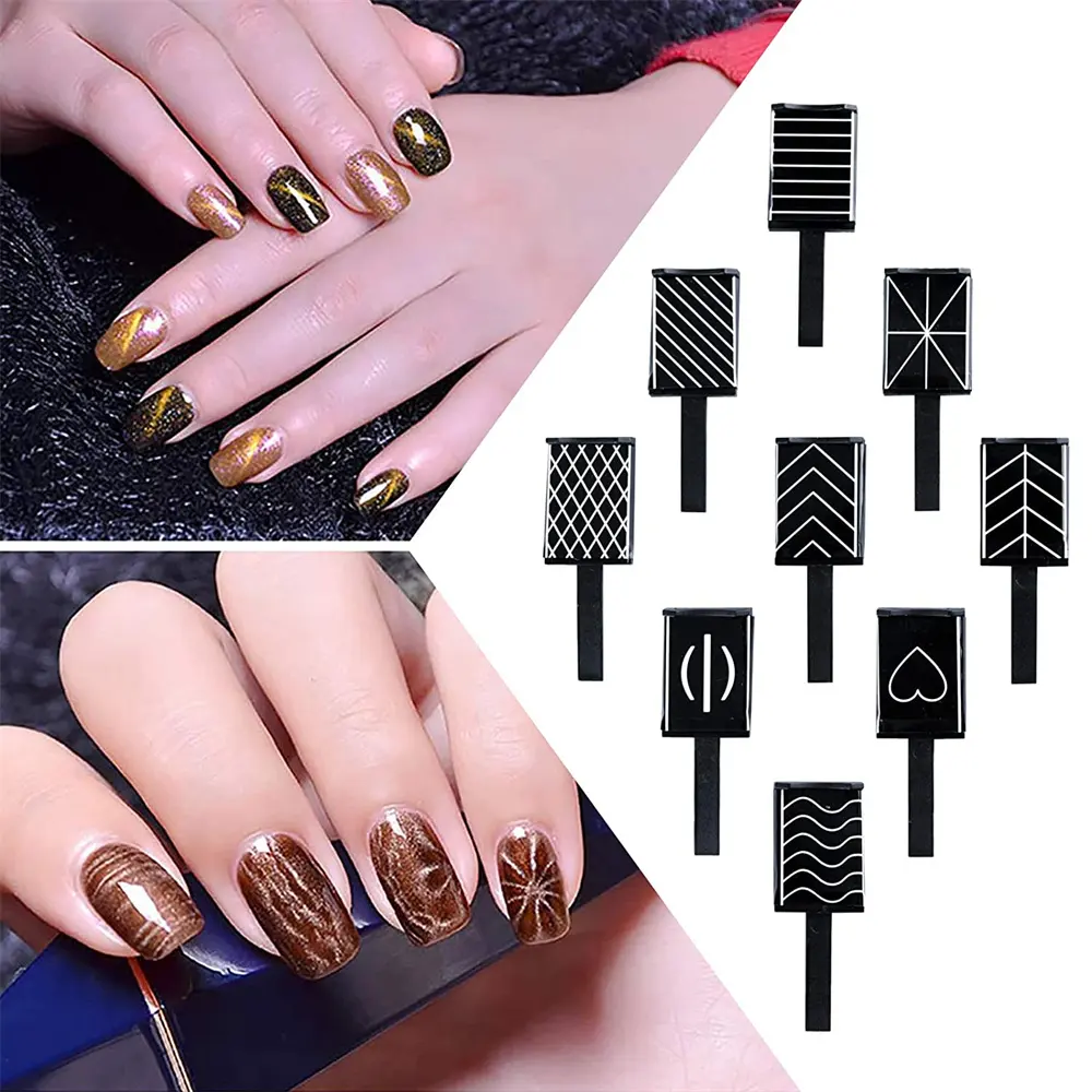 Cat Eye Magnet Nail Art No9 - Line - Image 5