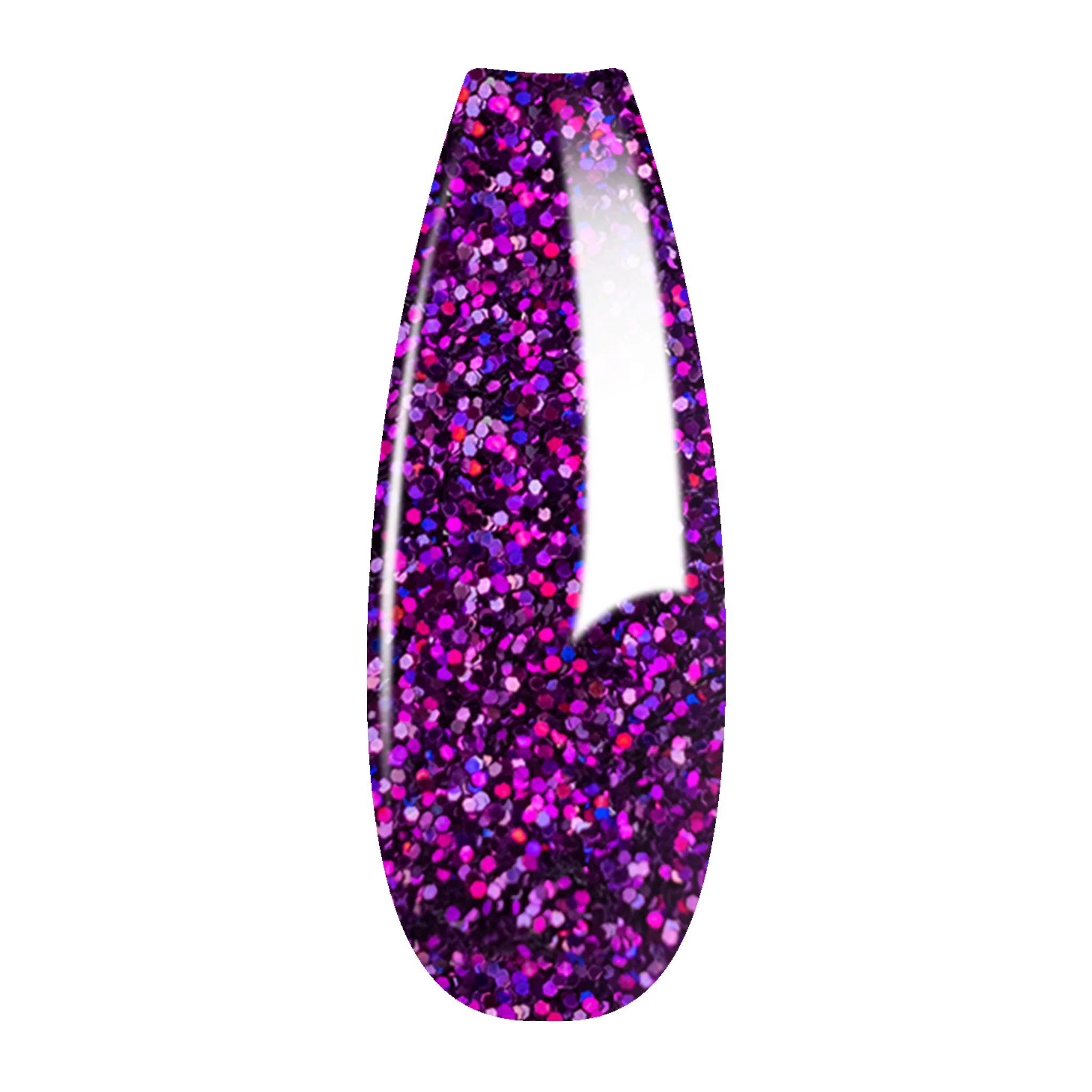 French Glitter Nail Art - Purple Colors - GF06