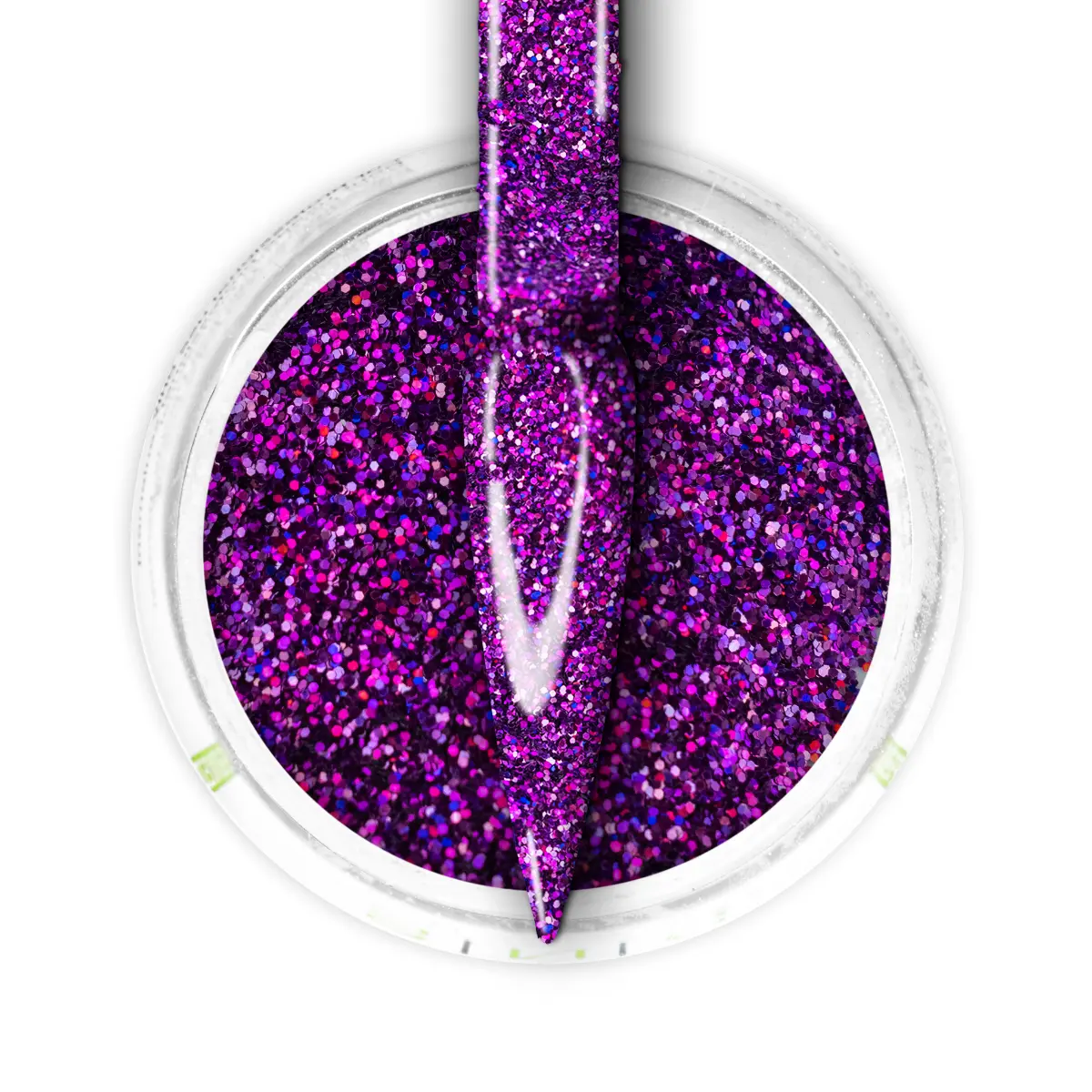 French Glitter Nail Art - Purple Colors - GF06 - Image 4