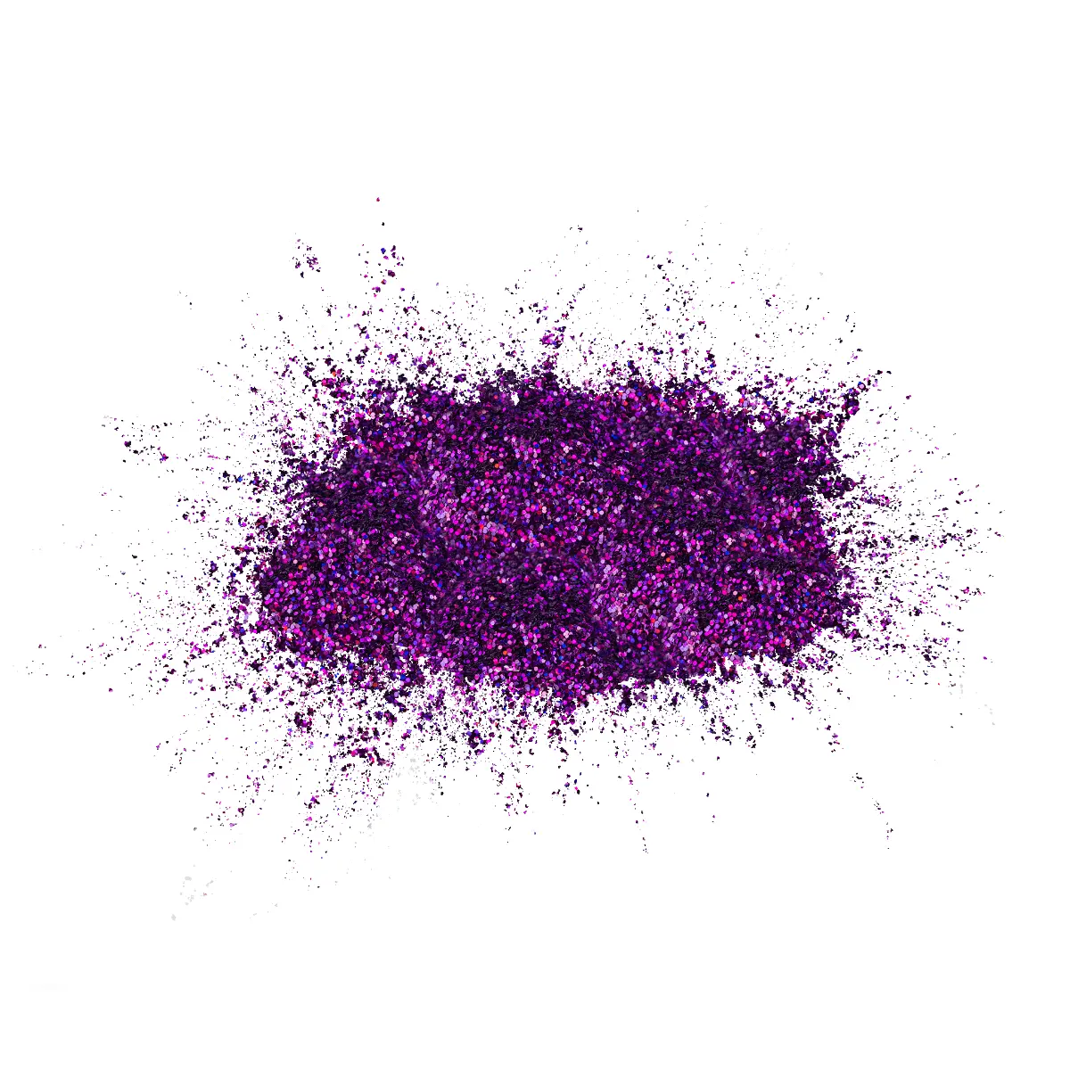 French Glitter Nail Art - Purple Colors - GF06 - Image 7