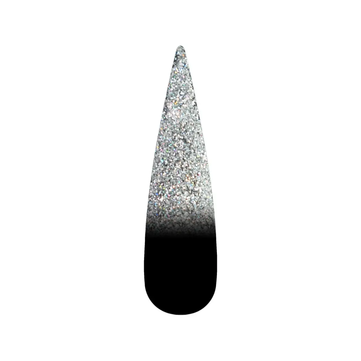 French Glitter Nail Art - Silver Colors - GF08 - Image 2