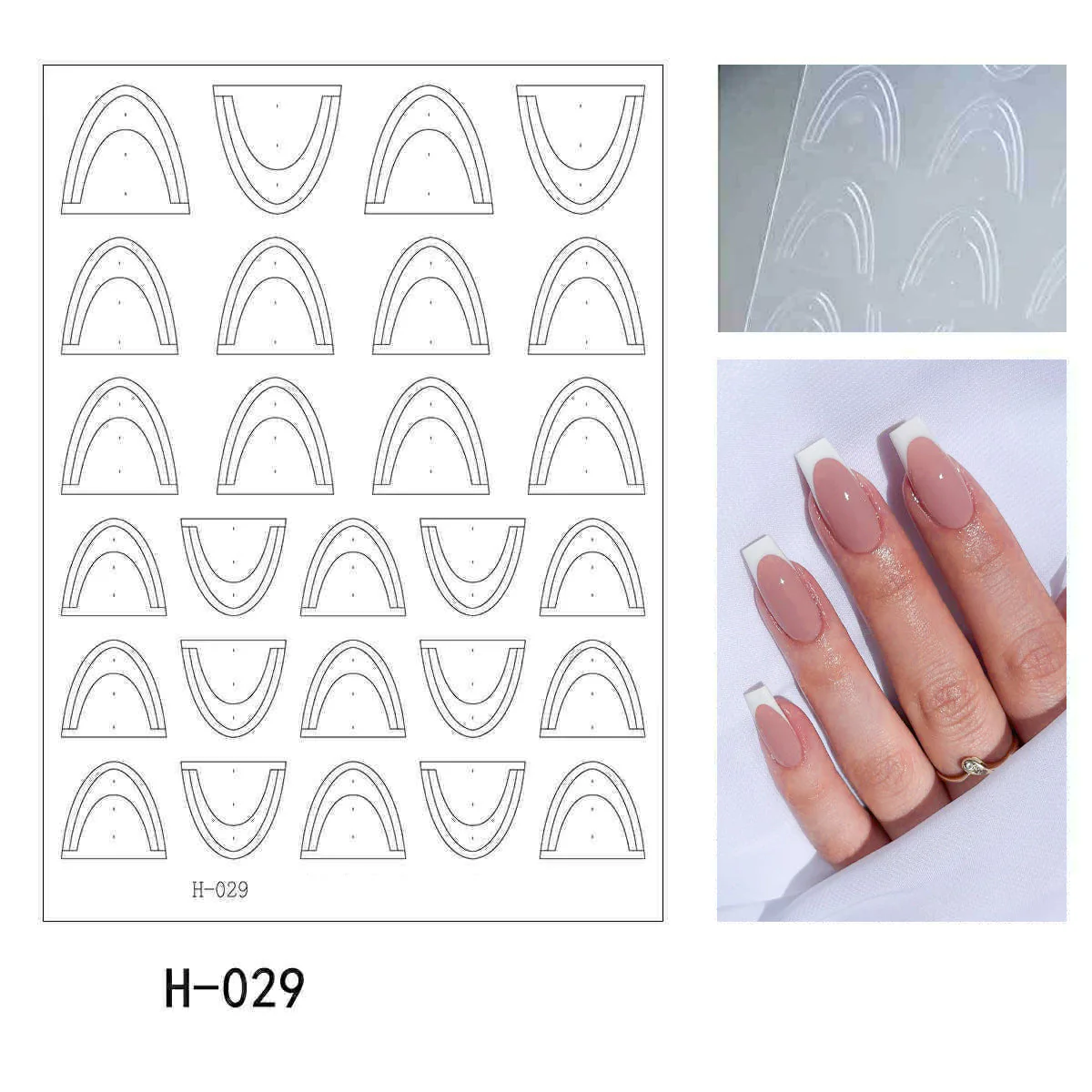Hollow Sticker H029