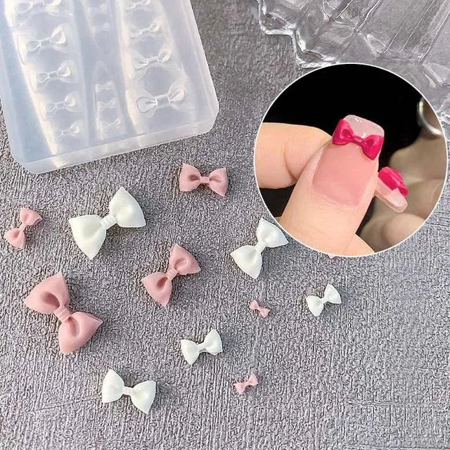 3D Nail Charm Mold 1 - 16 Bows - Image 6