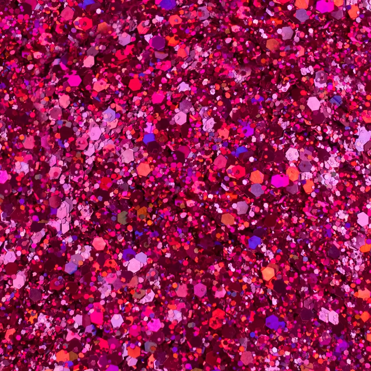 Ombre Glitter Nail Art - Fuchsia Pink Colors - GO07 - Image 5