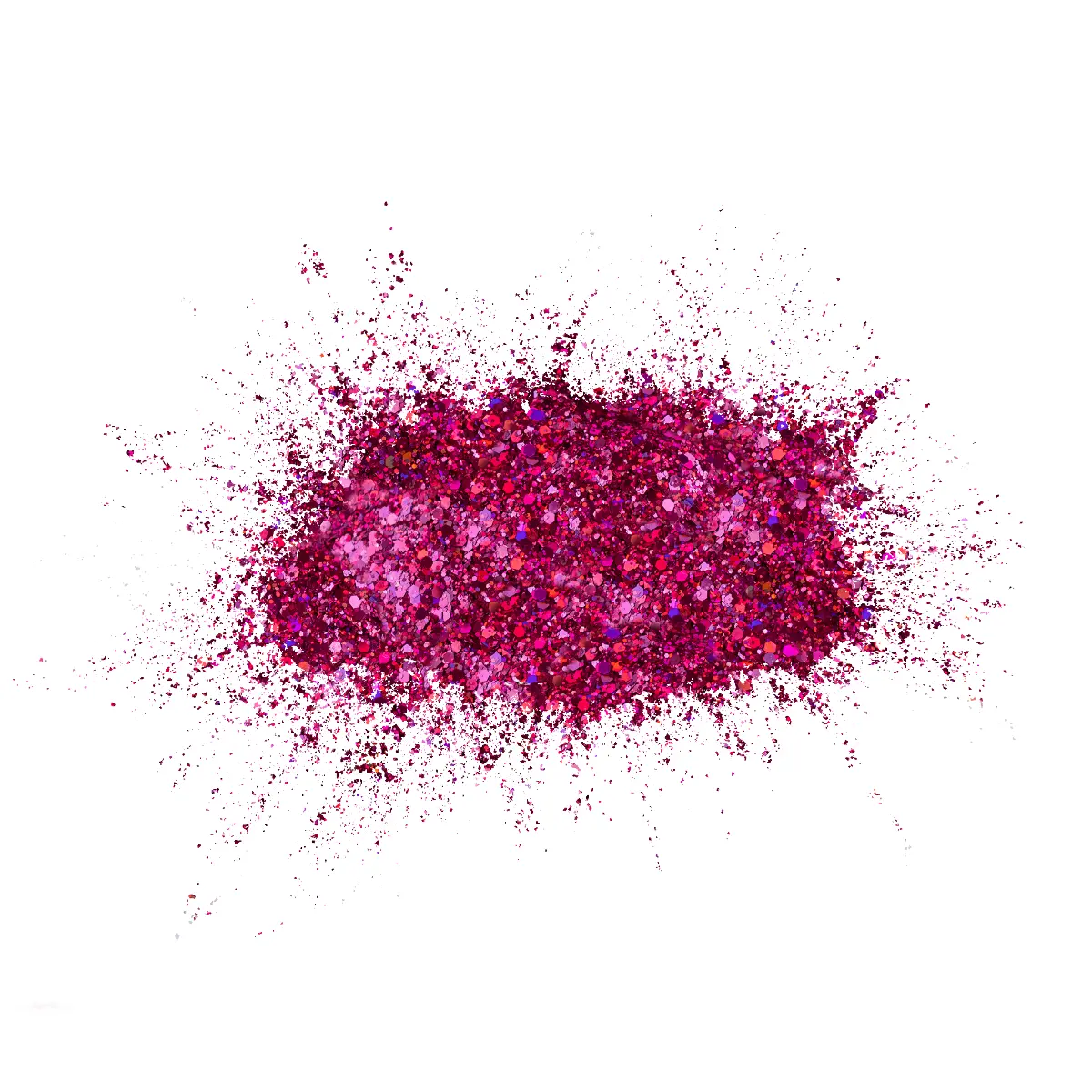 Ombre Glitter Nail Art - Fuchsia Pink Colors - GO07 - Image 7