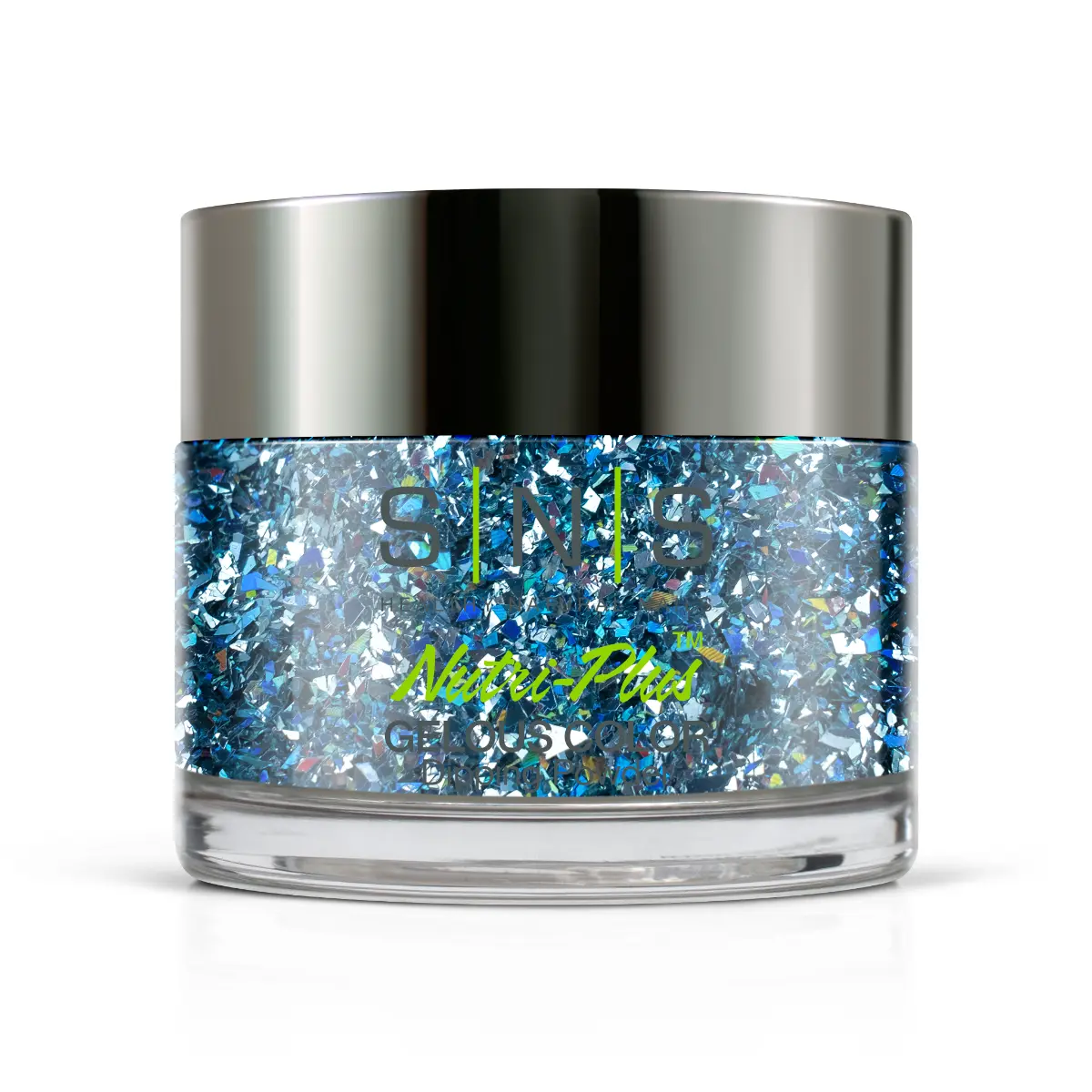 Ombre Glitter Nail Art - Light Blue Aqua Colors - GO11 - Image 6