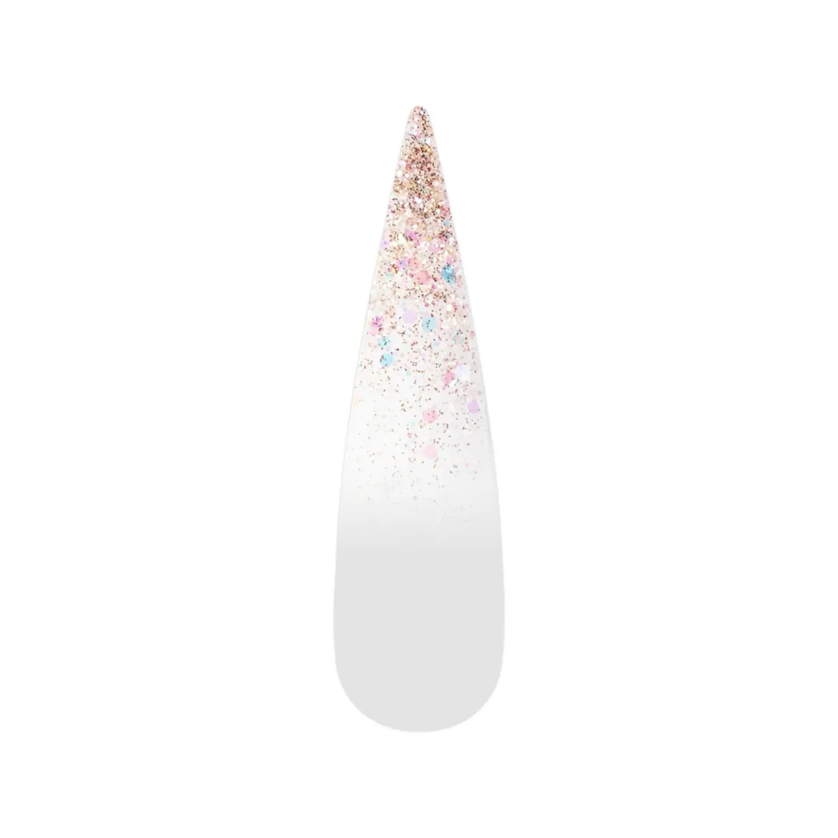 Ombre Glitter Nail Art - Pale Pink Colors - GO12 - Image 2
