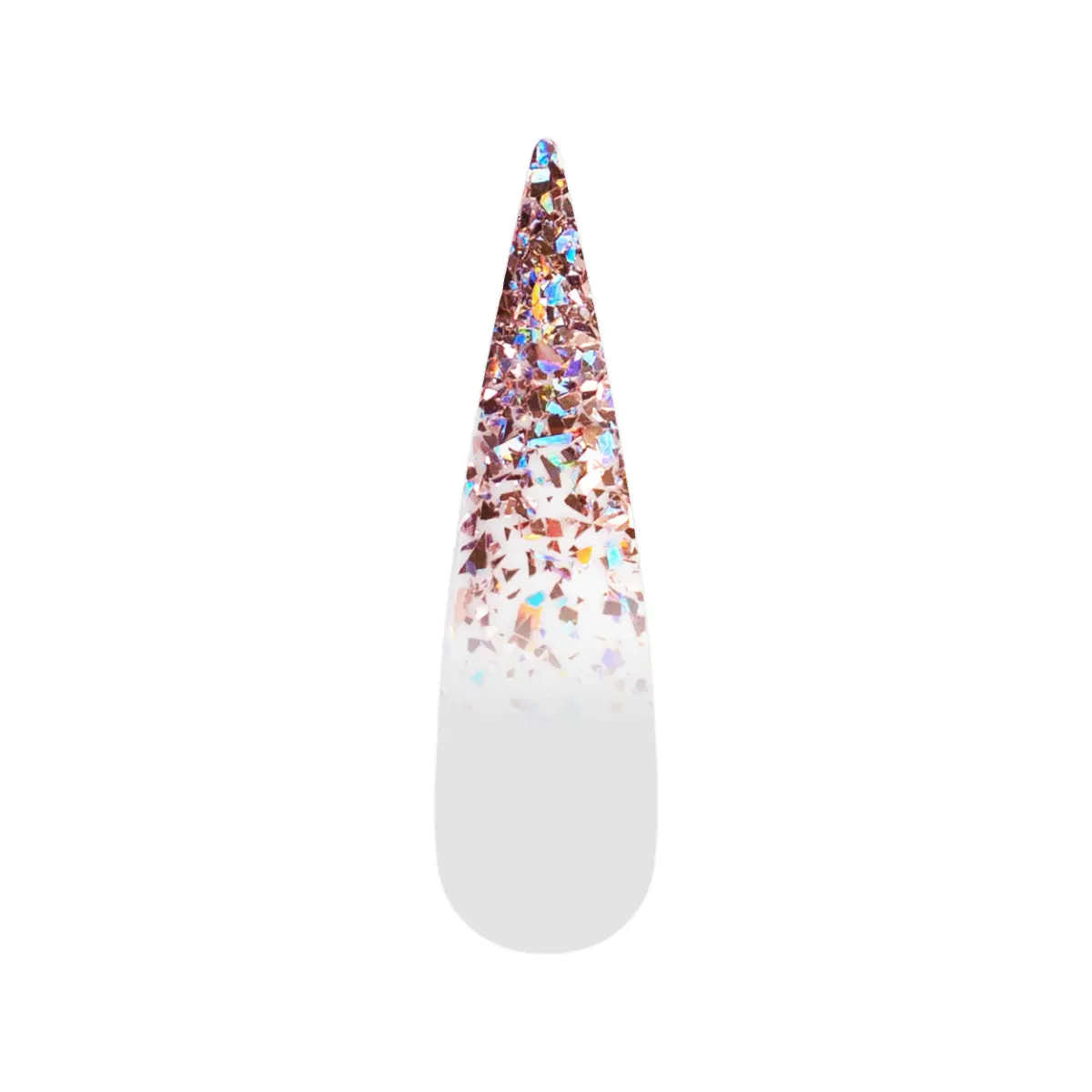 Ombre Glitter Nail Art - Rose Gold Colors - GO05 - Image 2