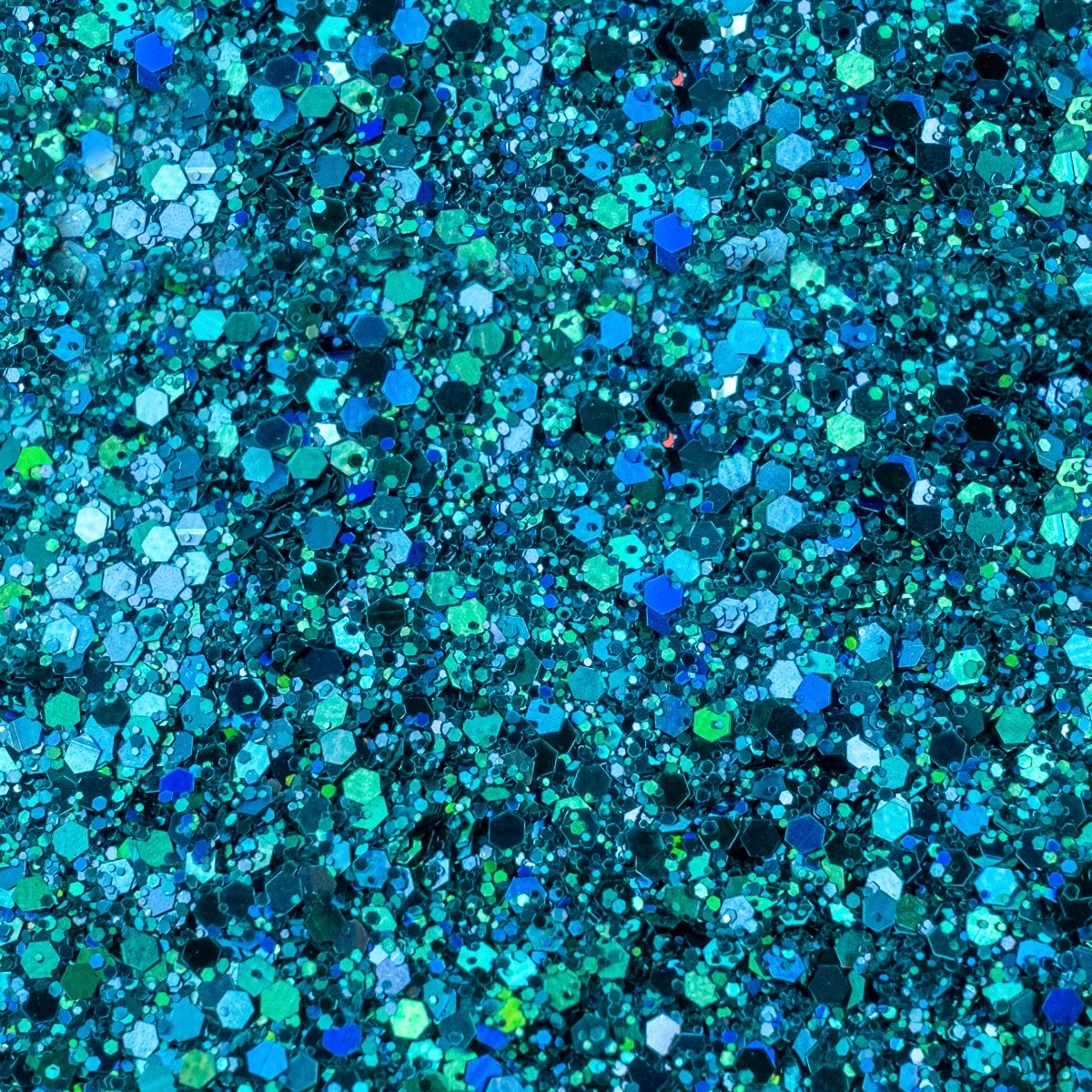 Ombre Glitter Nail Art - Turquoise Colors - GO04 - Image 5