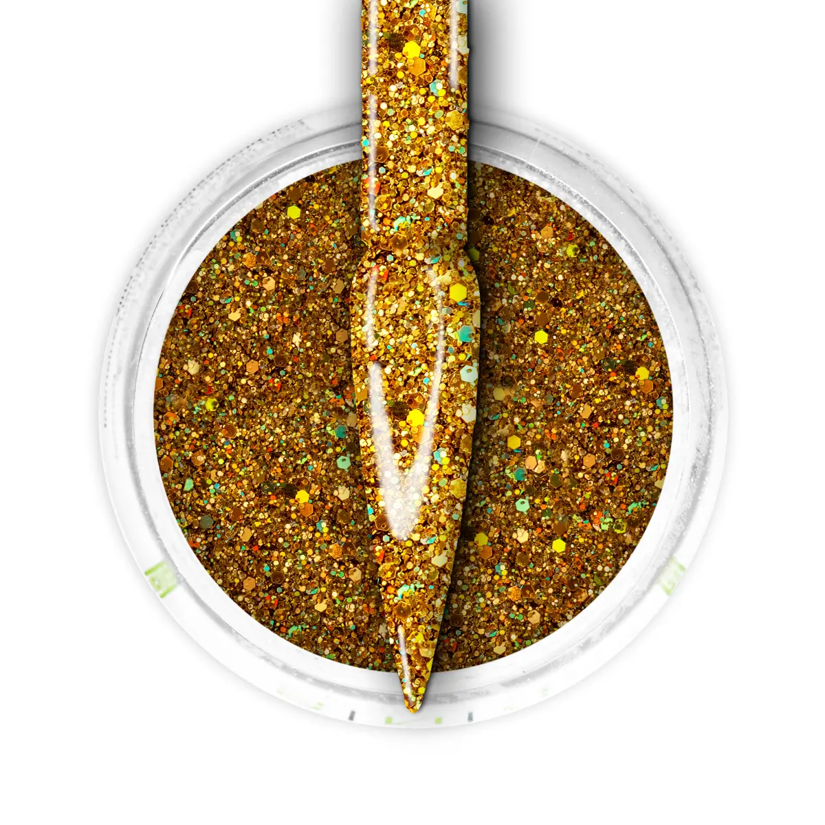 Ombre Glitter Nail Art - Yellow Colors - GO02 - Image 4