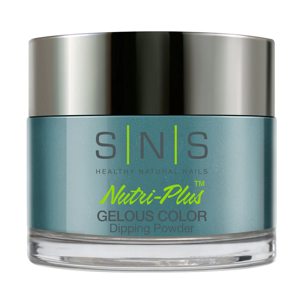SNS Dipping Powder Nail - AN14 - Teal Next Time - Image 3