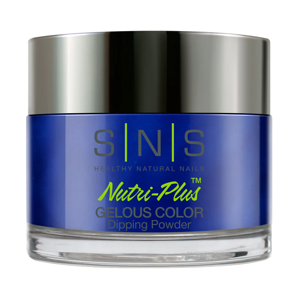 SNS Dipping Powder Nail - AN16 - Juniper Blue - Image 4