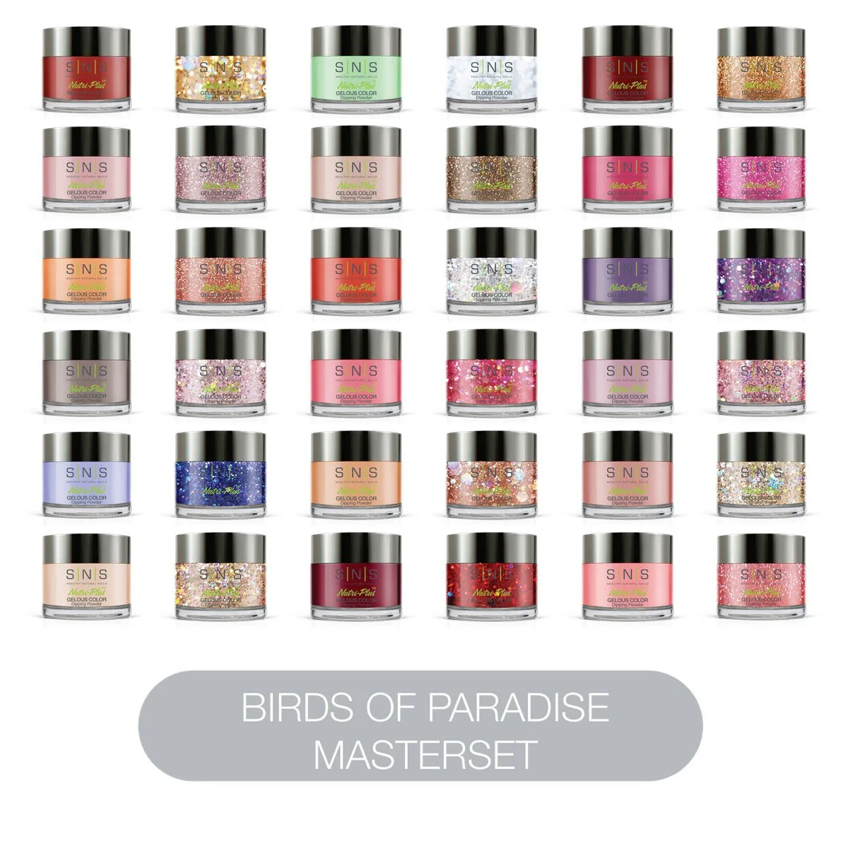 SNS Birds of Paradise Collection - 36 Colors: BP01 - BP36