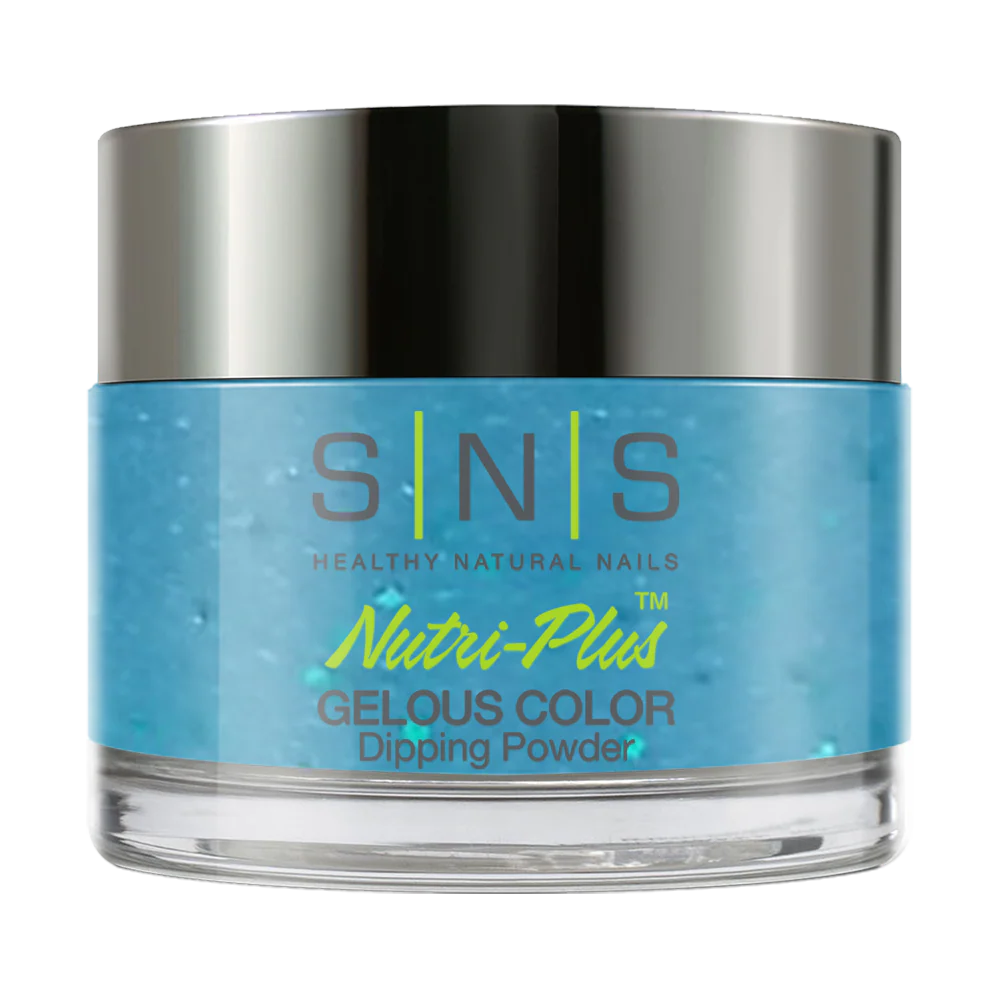 SNS Dipping Powder Nail - BM18  Teal Thistle