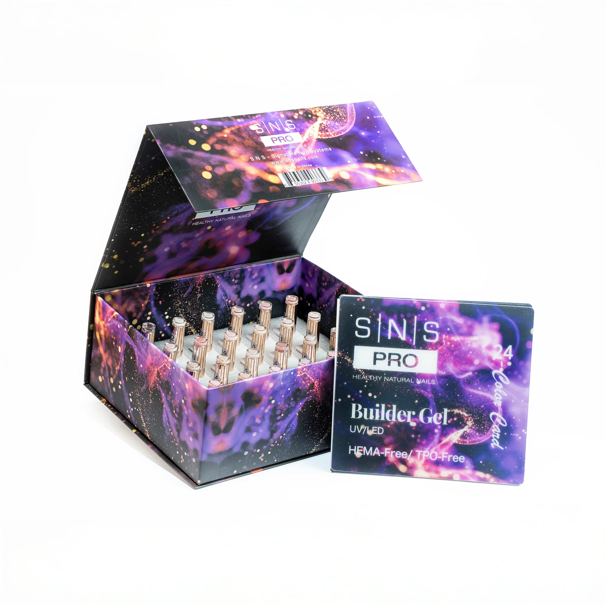 SNS Builder Gel In The Bottle - Set 24 Colors - HEMA-Free/TPO-Free - 0.5oz - Image 3