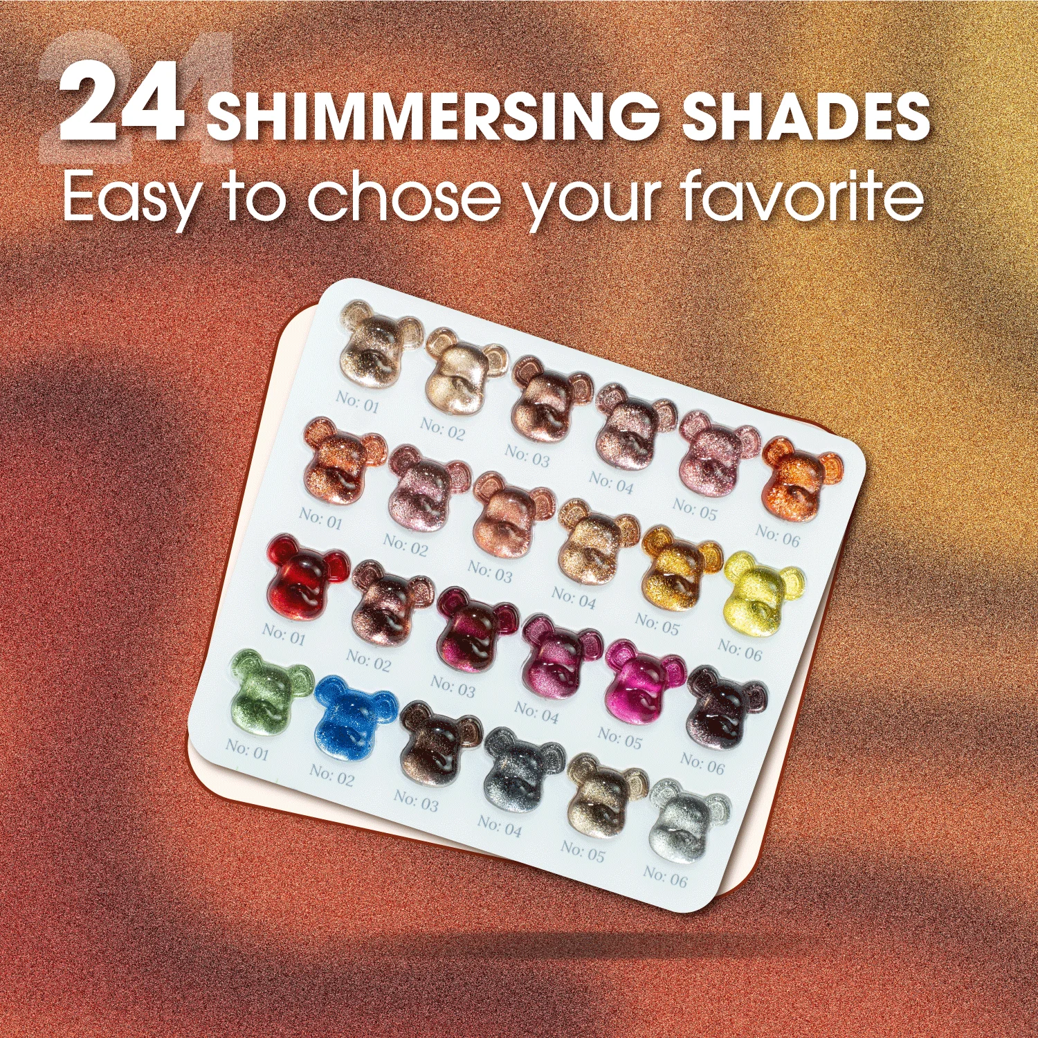 SNS Cat Eyes - Set 24 Colors - Crystal Twinkle Collection - Image 6