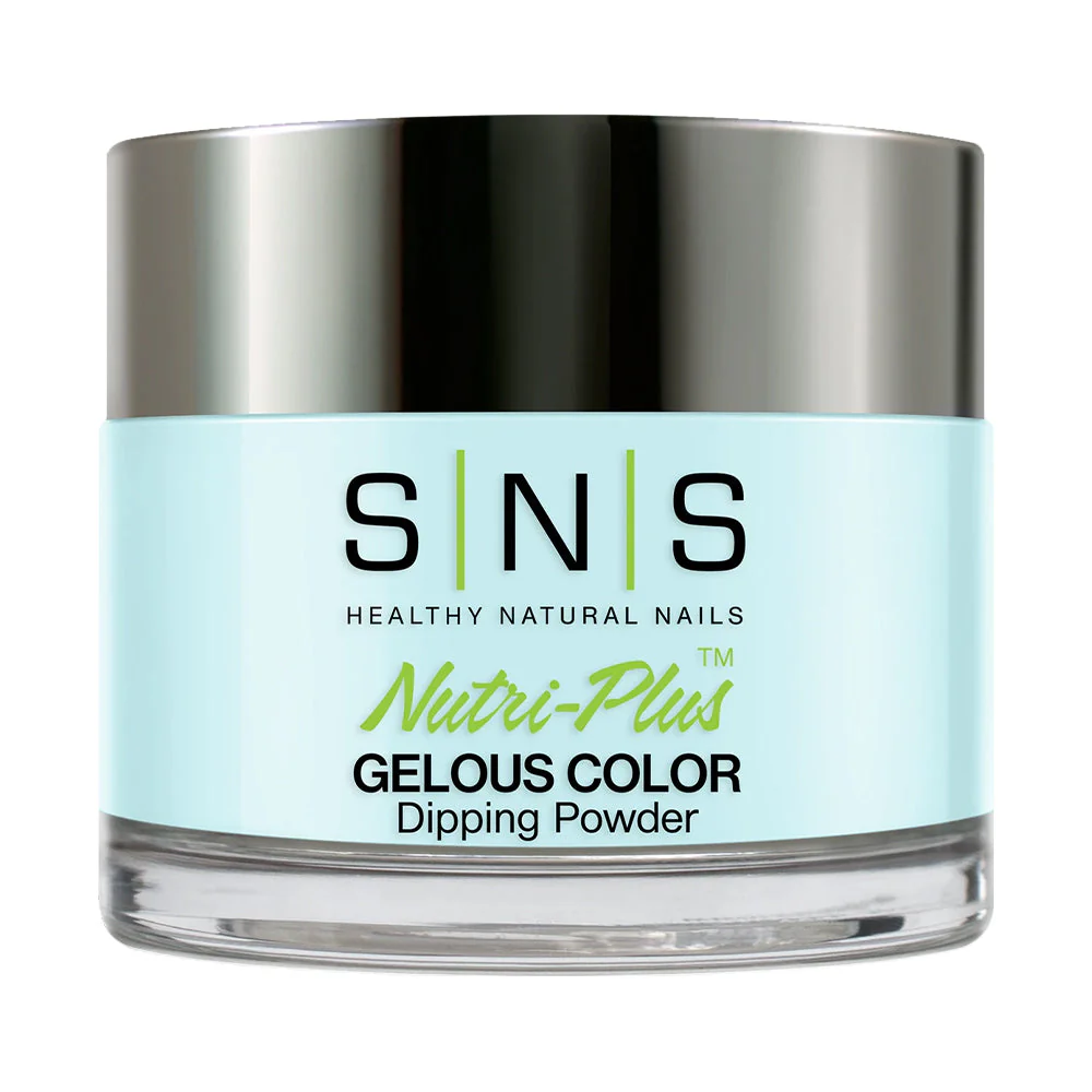SNS Dipping Powder Nail - CS17 - Blue Baby Whales - Image 3
