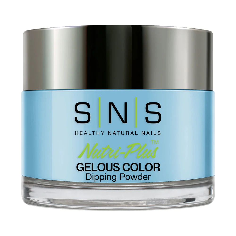 SNS Dipping Powder Nail - CS20 - Giant Blue Gumball - Image 3