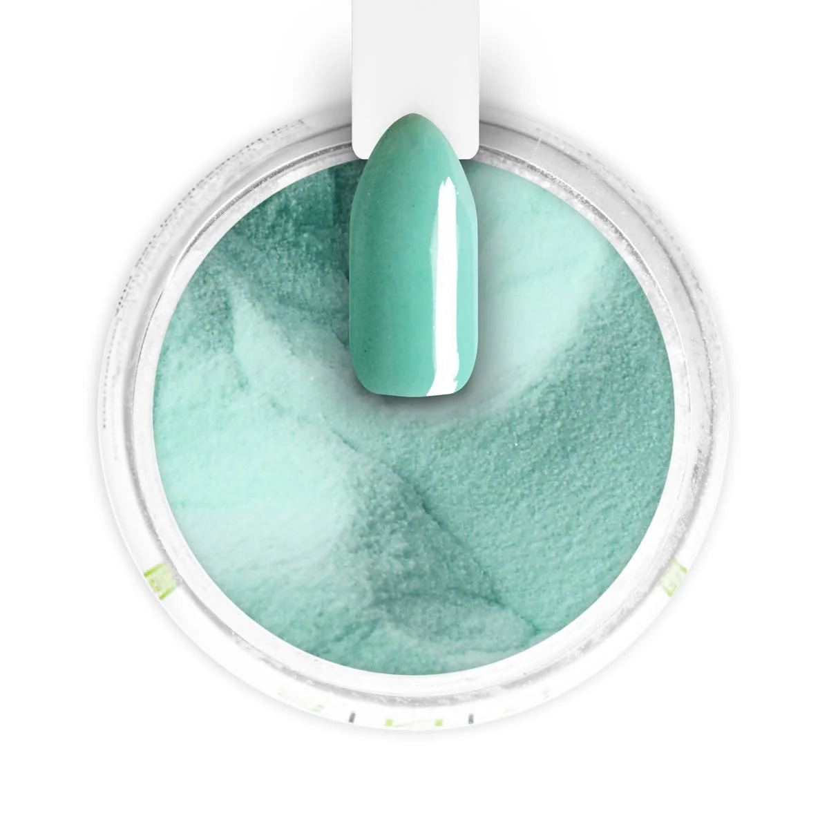 SNS Dipping Powder - Blue Lagoon - Turquoise Cream Colors - 0.5oz (DIY) - Image 3