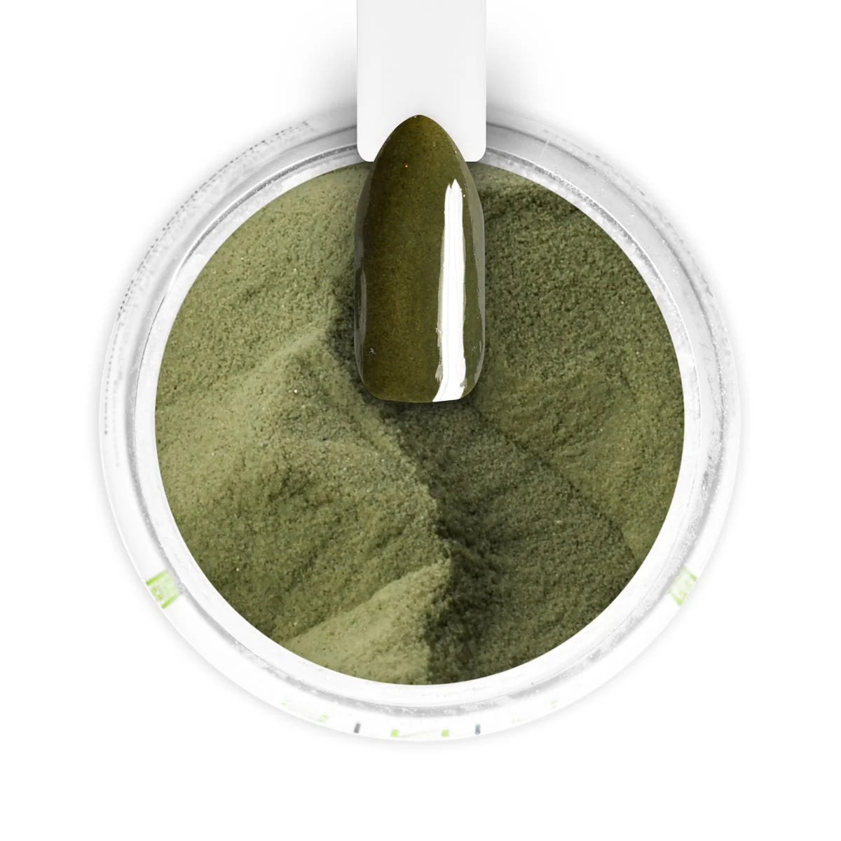 SNS Dipping Powder - Emerald Guac (AKA: Green Eggs & Ham) - Green, Black Cream Colors - 0.5oz (DIY) - Image 3