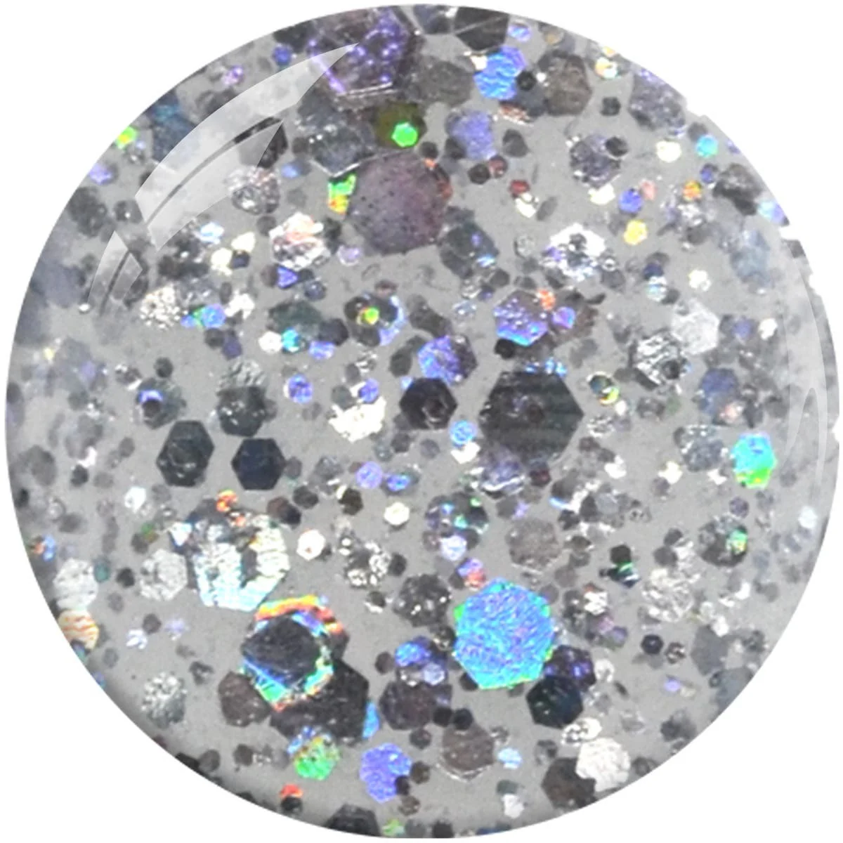 SNS Dipping Powder - Silver Pagoda - Metallic Glitter Colors - 0.5oz (DIY) - Image 2