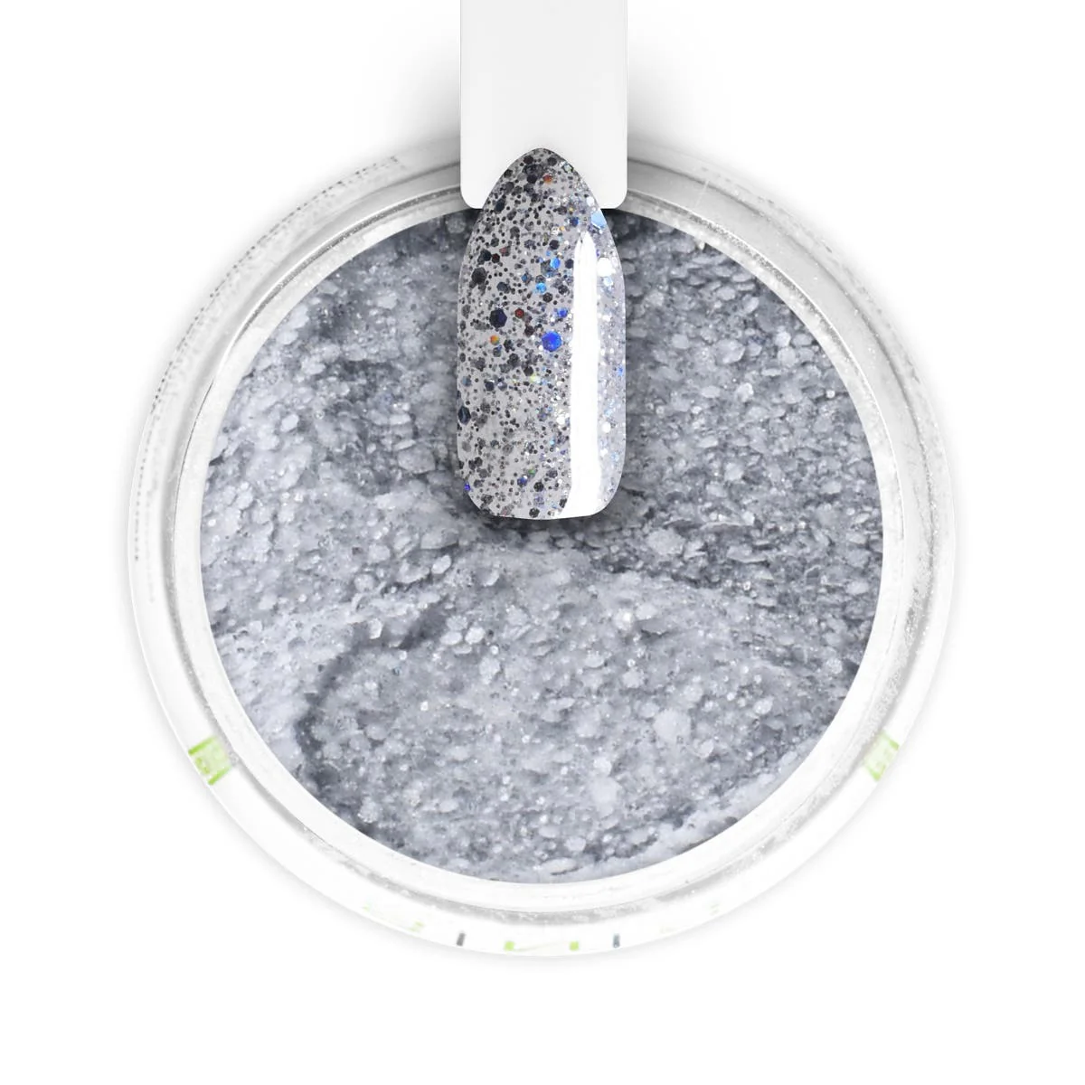 SNS Dipping Powder - Silver Pagoda - Metallic Glitter Colors - 0.5oz (DIY) - Image 3