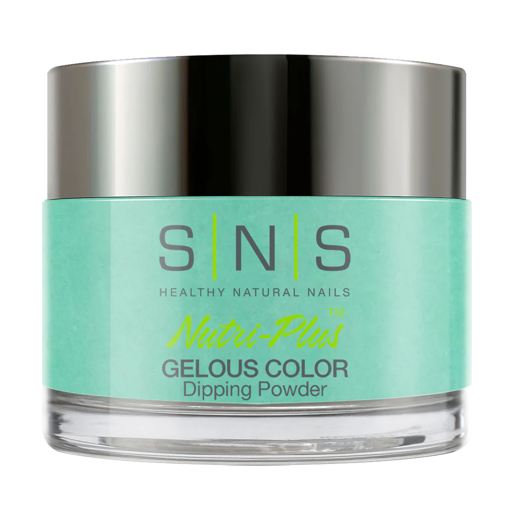 SNS Dipping Powder Nail - HH27 - Blue Lagoon - Image 3