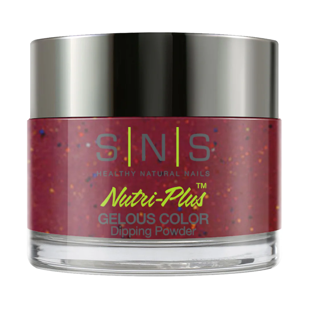 SNS Dipping Powder Nail - IS36 - Spooktacular Scarlet - Image 3