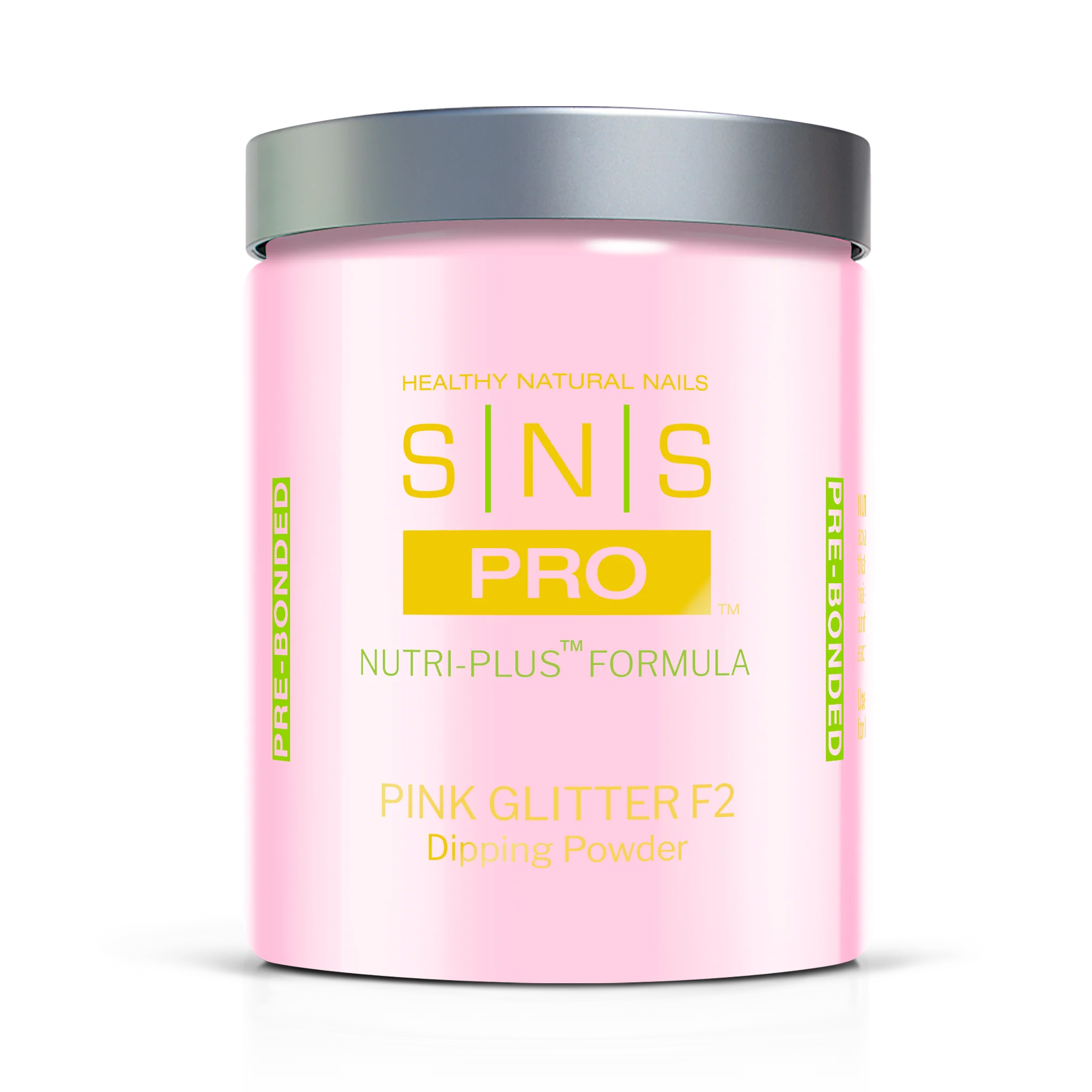 SNS Pink Glitter Dipping Powder Pink & White F2 - Image 3