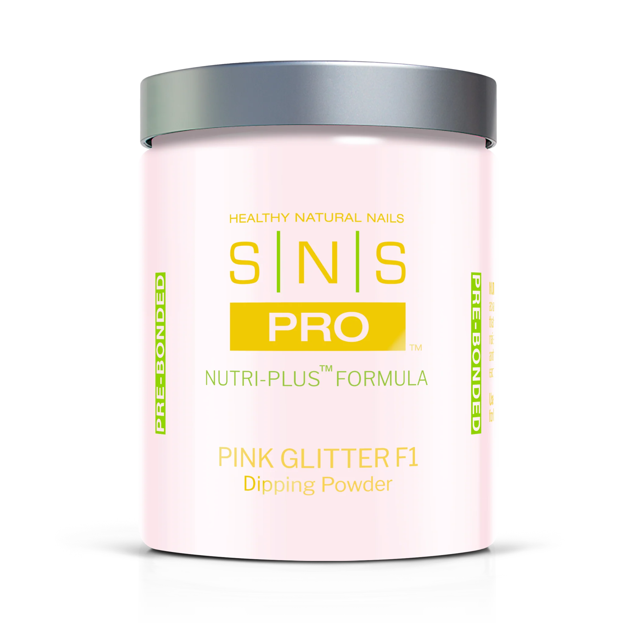 SNS Pink Glitter Powder Pink & White F1 - Image 3