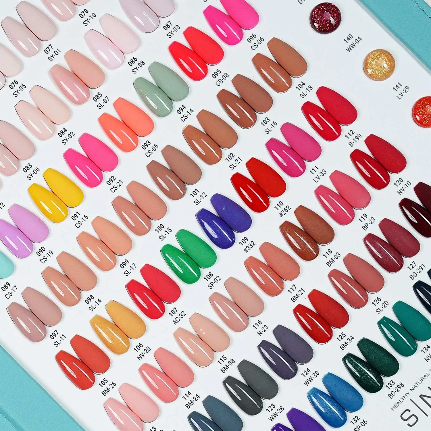 SNS Tiffany Blue 4-In-1 Collection - 144 Dip, Gel & Lacquer Matching Combos - Image 2