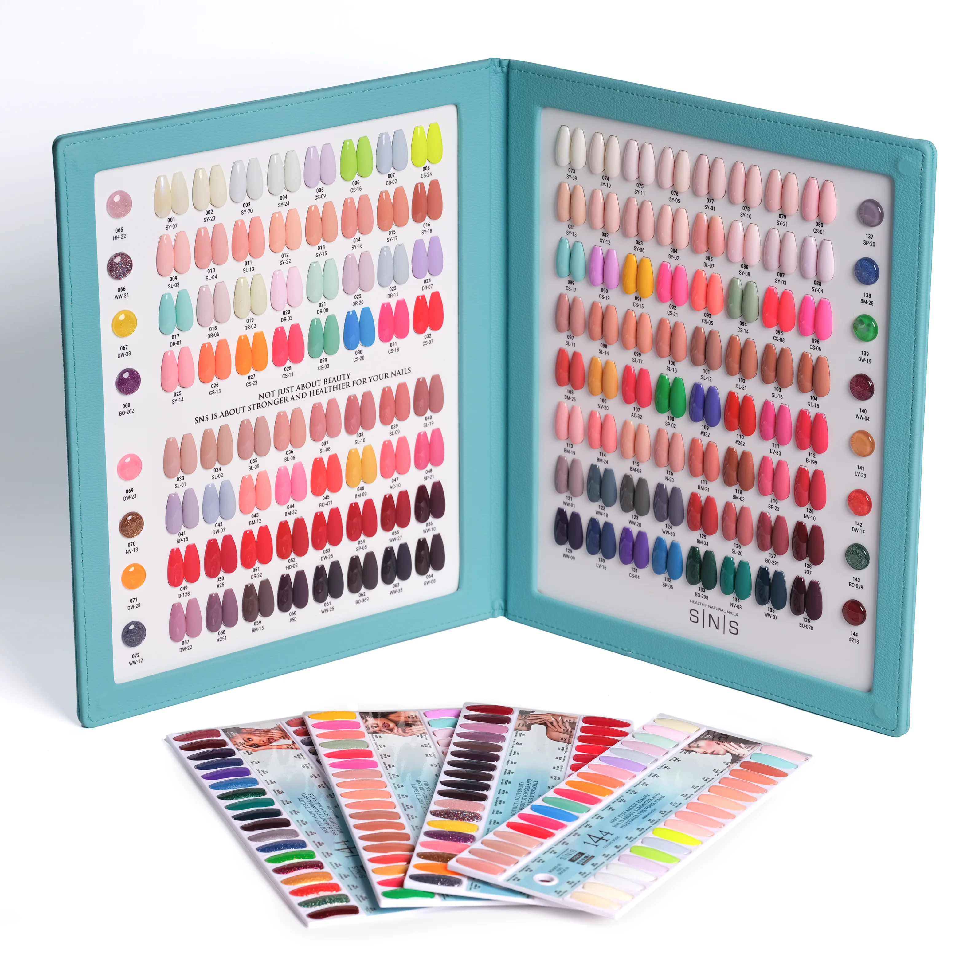 SNS Tiffany Blue 4-In-1 Collection - 144 Dip, Gel & Lacquer Matching Combos - Image 5