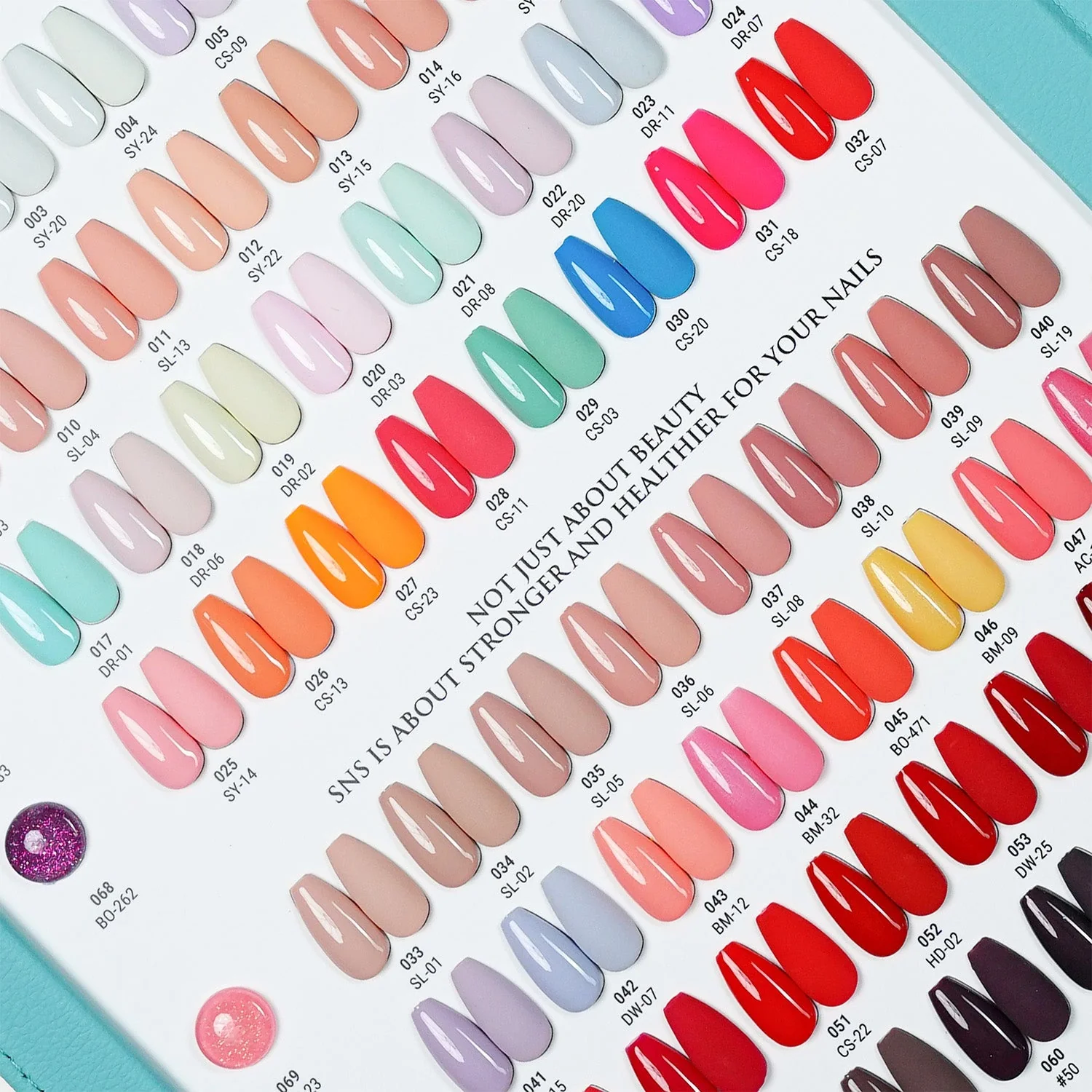 SNS Pro Dipping & Acrylic Powder - Set 144 Colors - Tiffany Blue Collection - Image 4