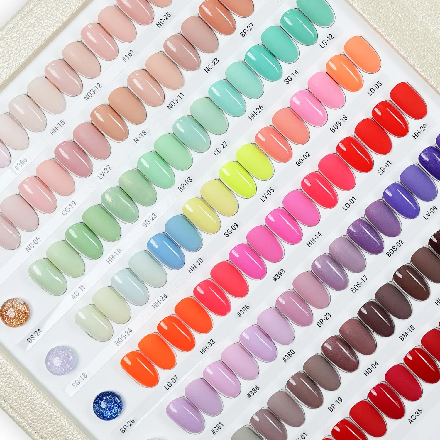 SNS Pro Gel Nail Polish Duo - Set 144 Colors - Beige Collection - Image 3