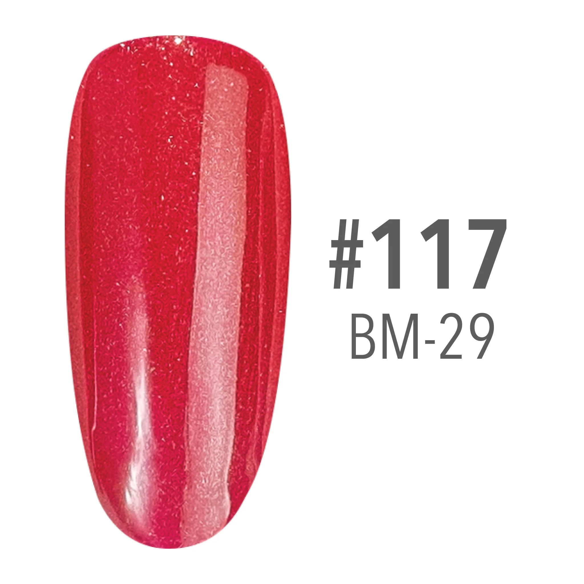 SNS Pro Gel Nail Polish Duo - 117 BM-29 - Pink Collection