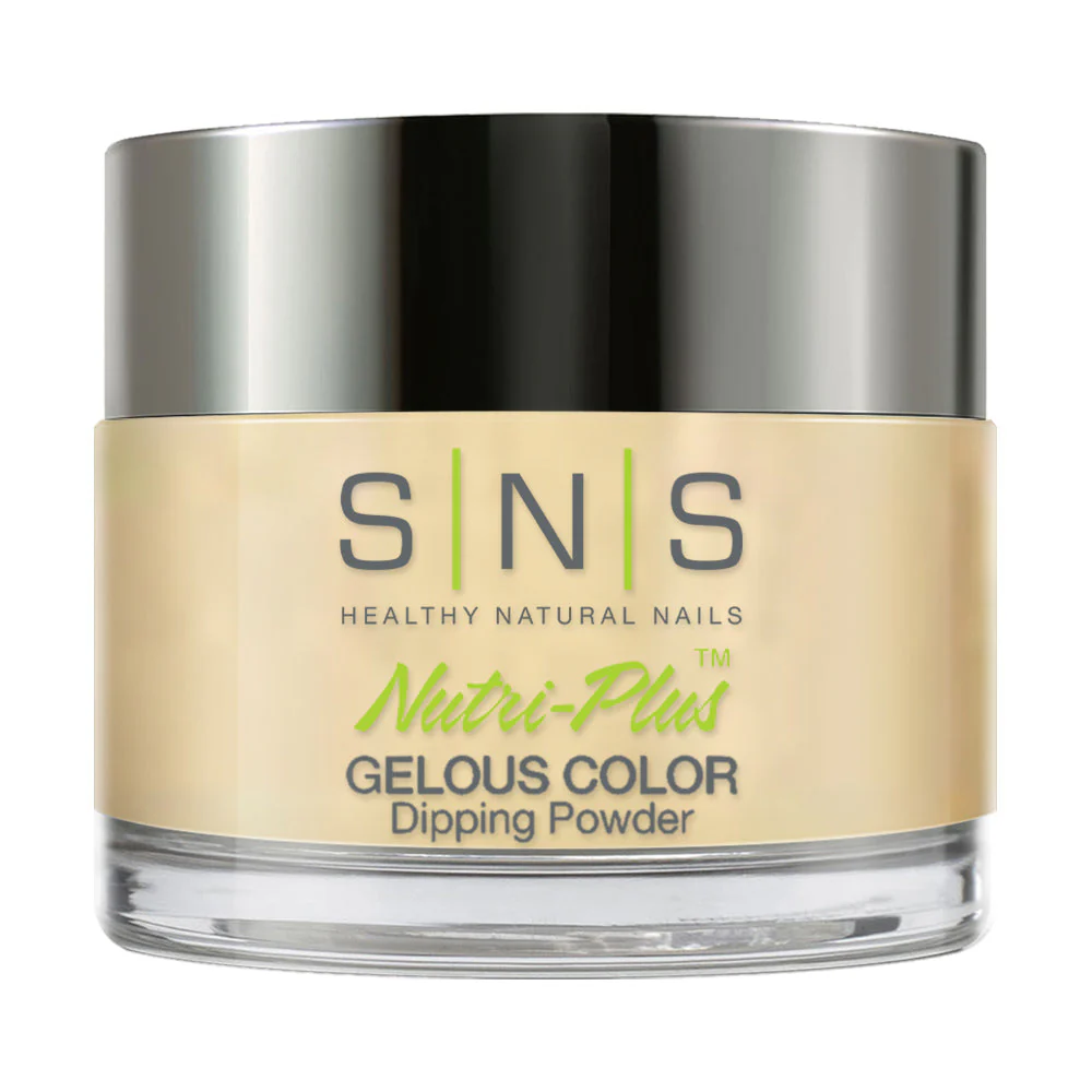 SNS Dipping Powder Nail - SG24 - Lemon Meringue Jewels - Image 3
