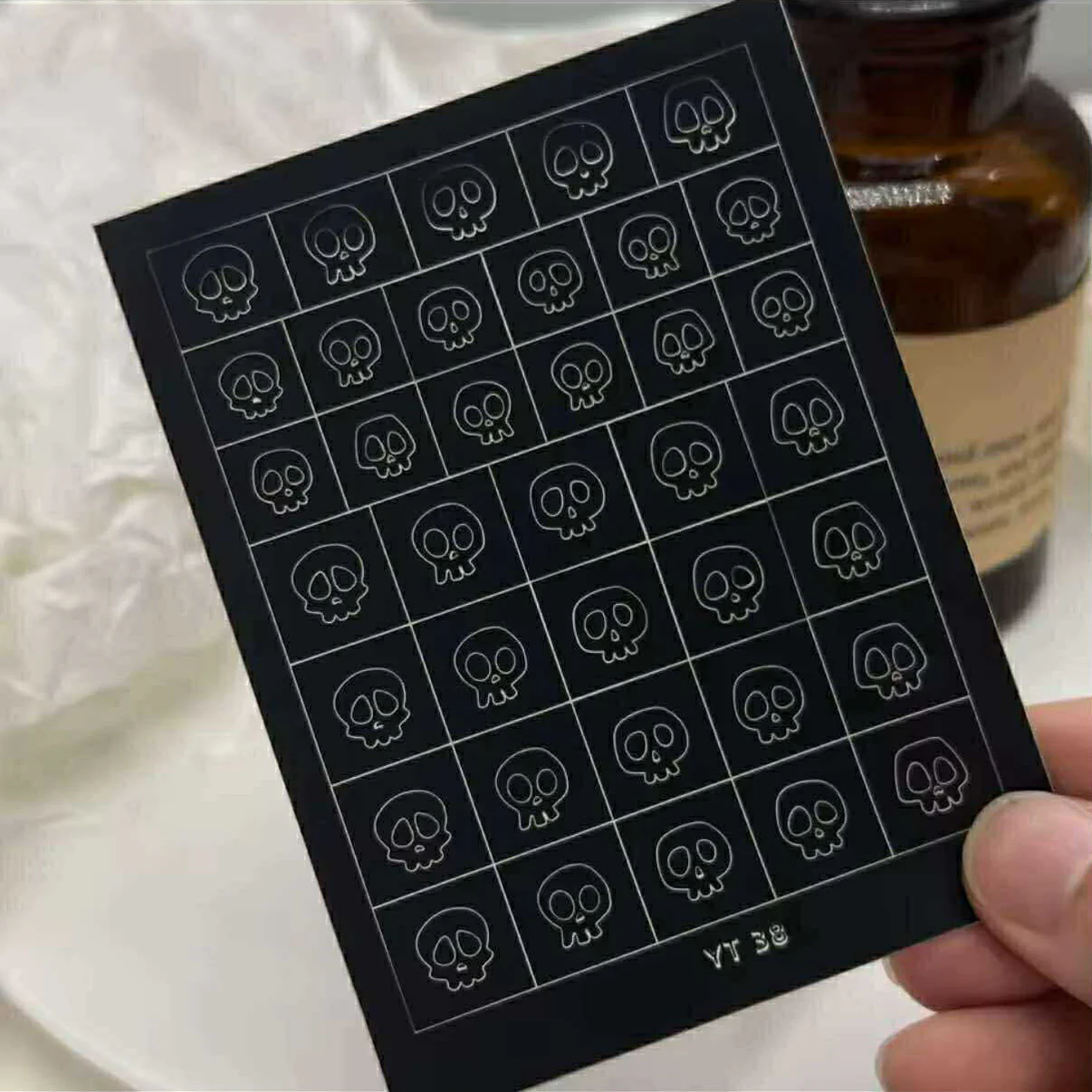 Halloween Nail Sticker Stencil - YT 38